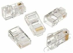 ASSMANN CAT6 árnyékolatlan 8P8C RJ45 dugó kerek kábelekhez (100db-os csomag)