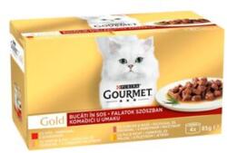 Gourmet Gold Duó élmény nedves macskaeledel 4x85g 12350380