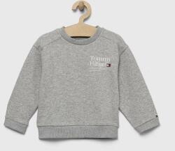 Tommy Hilfiger bluza copii culoarea gri, cu imprimeu PPYX-BLB04G_09X