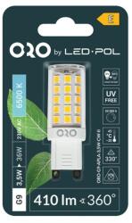 ORO ORO-G9-APLA-3, 5W-CW-II FÉNYFORRÁS, 410lm, 6500K (ORO05029) (ORO05029)