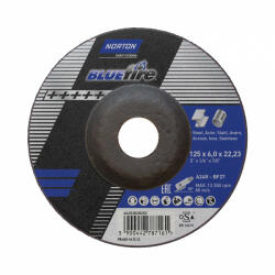 Norton Blue Fire tisztítókorong Ø125x6, 0x22, 23 mm, 10 db/csomag (CTB28252)