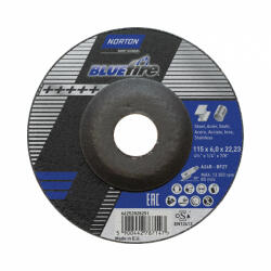 Norton Blue Fire tisztítókorong Ø115x6, 0x22, 23 mm, 10 db/csomag (CTB28251)