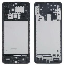 Samsung A125/A127 Galaxy A12 Nacho/A12s, Előlap (LCD) keret, fekete