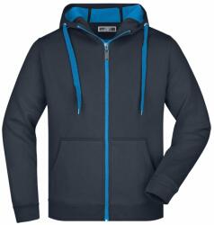 James & Nicholson (Daiber) Férfi kétszínű felső JN355 - Sötétkék / aqua | 2XL (1-JN355-144652)