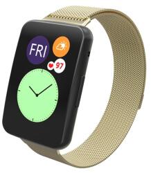 MILANESE Curea metalica Huawei Watch Fit aurie