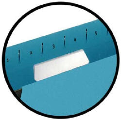 ELBA Etichete albe pe format A4, microperforate, pentru dosare suspendate, 10coli set, ELBA (E-100330218)