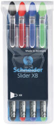Schneider Pix SCHNEIDER Slider Basic XB, rubber grip, 4 culori set - (N, R, A, V) (S-151294)