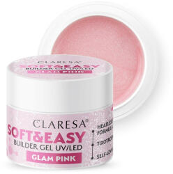 Claresa Soft&Easy Builder zselé, Glam Pink 90g