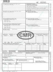 Bluering CMR nemzetközi fuvarlevél A4, 6lapos garnitúra B. CMR/6 - bestoffice