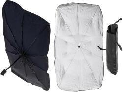 AVEX Parasolar Auto tip umbrela pentru parbriz, dimensiune 65 x 110 cm, culoare neagra - polytron