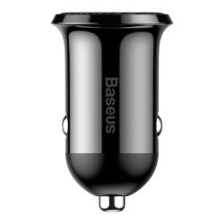 Baseus Grain Pro 2x USB 4.8A autós töltő (fekete) - bluedigital