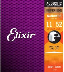 Elixir Corzi chitara acustica Elixir Nanoweb Acoustic Custom Light (NANO-PH-11/52)