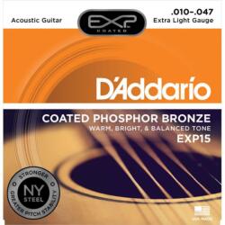 D'Addario Corzi chitara acustica D'Addario EXP15 Coated Extra Light (EXP15)