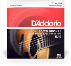 D'Addario Corzi chitară acustică - D'Addario EJ12 Medium (EJ12)