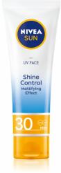 Nivea Sun UV Face Shine Control mattító napozó krém arcra SPF 30 50ml