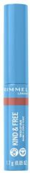 Rimmel London Kind & Free Tinted Lip Balm balsam de buze 4 g pentru femei 002 Natural Apricot