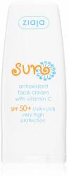 Ziaja Sun crema de fata antioxidanta cu vitamina C SPF 50+ 50 ml