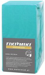 Fiki Miki Cearsaf cu elastic jerse din bumbac Turcoaz 120/60 CM (F05114)