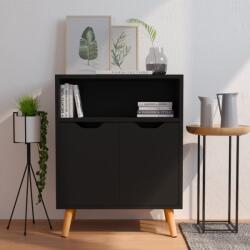 vidaXL Servantă, negru, 60x30x72 cm, lemn prelucrat (326823) Comoda