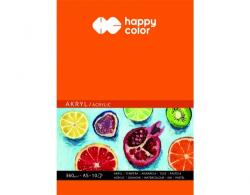 Happy Color Bloc desen acrylic, A5, 360 gsm, 10 coli, Happy Color HA78361520-A10
