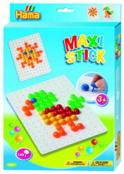 Hama Planseta PATRAT cu 140 tepuse ciuperci MAXI STICK in cutie de cadou (Ha9667)