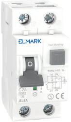Elmark Elektronikus áramvédő kapcsoló JEL4A 6kA 2P 6A/300mA Elmark (ELM 40205A)
