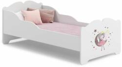 Kobi Anna Ifjúsági ágy matraccal 70x140cm - fehér - Többféle matricával (Kobi_Anna_matraccal_tobbfele_matricaval-70x140cm)