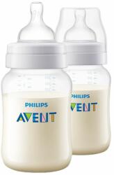 Philips Шишета Philips Avent - Anti-Colic Classic, с биберон 1 м+, 260 ml, 2 броя (SCY103/02) - ozone