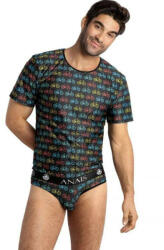 Anais Benito férfi t-shirt, kerékpáros mintával - szeresdmagad