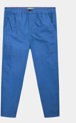 Benetton Pantaloni din material 4AC7CF01X Albastru Regular Fit