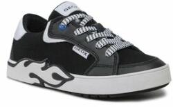 GEOX Sneakers J Alphabeet Boy J35HLA01054C0127 S Negru