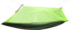 AVEX Hamac de Camping Dublu (2 persoane), 200 x 100 cm + Plasa de tantari, culoare Verde - comenzi