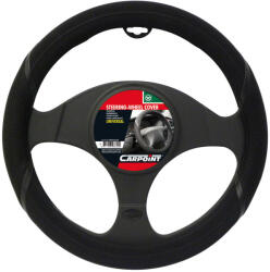 Carpoint Husa volan Comfort Black, material textil diametru 37-39cm AutoDrive ProParts