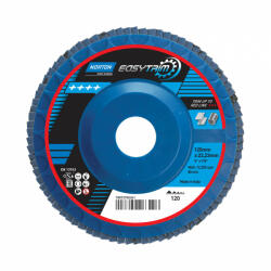 Norton Easytrim R842 lamellás csiszolókorong cirkónium Ø125 mm P120, 10 db/csomag (CT205361) - corvinustoolskft
