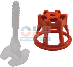 SKT Csavaros szintező, 100db FEJ + 100db TALP, 3mm fuga, 3-24mm laphoz (d8873bcs9) (d8873bcs9)