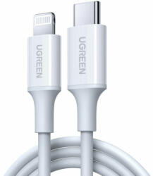 UGREEN USB-C to Lightning Charging Cable, PD 3A, 0.5m (white) (IN-60747)