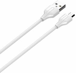 LDNIO USB to Micro USB cable LDNIO LS542, 2.1A, 2m (white) (LS542-micro)