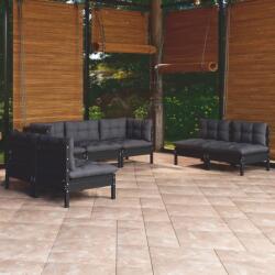 vidaXL Set mobilier grădină cu perne, 7 piese, lemn masiv de pin (3096224) - maryon