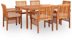 vidaXL Set mobilier de exterior cu perne 7 piese lemn masiv de acacia (278898) - maryon