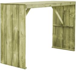 vidaXL Masă de bar, 170 x 60 x 110 cm, lemn de pin tratat (44902) - maryon