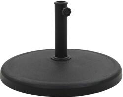 vidaXL Suport umbrelă de soare, negru, 19 kg, polirășină, rotund (45197) - maryon
