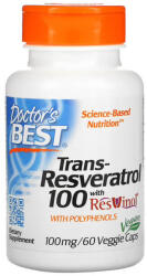 Doctor's Best Trans-Resveratrol with Resvinol, 100 mg, Doctor s Best, 60 capsule