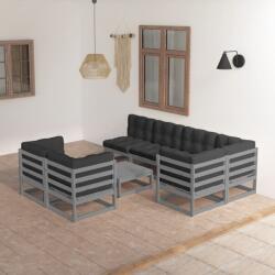 vidaXL Set mobilier de grădină cu perne, 8 piese, lemn masiv de pin (3076701) - maryon