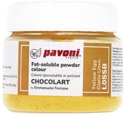 La Pavoni Colorant Alimentar Liposolubil Pudra, CHOCOLART Galben-Ou, 40 g (L05SB)