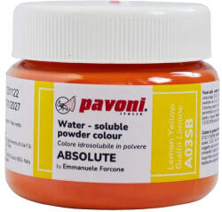 La Pavoni Colorant Alimentar Hidrosolubil Pudra ABSOLUTE, Galben-Lamai fara E171, 50 g (A03SB)
