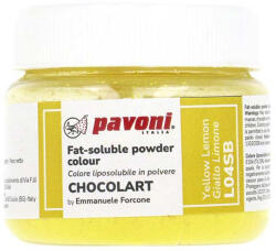 La Pavoni Colorant Alimentar Liposolubil, Galben-Lamaie, Pudra, Chocolart, Pavoni, 40 g (L04SB)