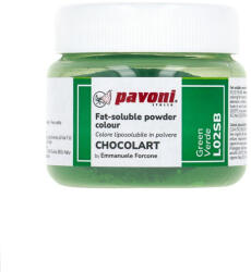 Pavoni Colorant Alimentar Liposolubil Pudra, CHOCOLART Verde fara E171, 40 g - Azo Free (L02SB)