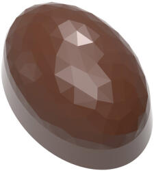 Chocolate World Matrita Policarbonat Oval Diamant 21 Praline Ciocolata 3.5 x 2.45 x H 1.9 cm, 13 g (CW12064)