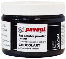 La Pavoni Colorant Alimentar Liposolubil Pudra, CHOCOLART Negru fara E171, 40 g - Azo Free (L07SB)