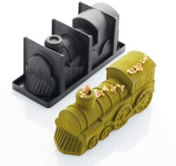 Pavoni Forma Silicon Tort 3D Tren Express 25 x 8.8 x H 10.6, 1435 ml (KE085S)